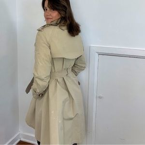 Moschino Dbl Breasted Trench Coat Beige 44 EU/ US 10